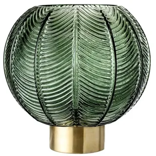 Glass Vase Ø 20 cm - Green