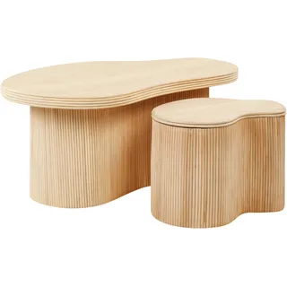 Beliani Salanti Transparent Rattan 80 x 45 cm