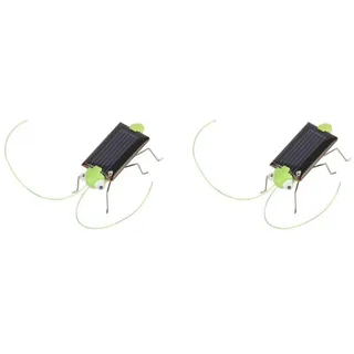 2er-Set Kinder Baby Solarenergie Insekten Käfer Grashüpfer Kinder Spielzeug Geschenk Solar Neuheit Lustiges Spielzeug Typ 01