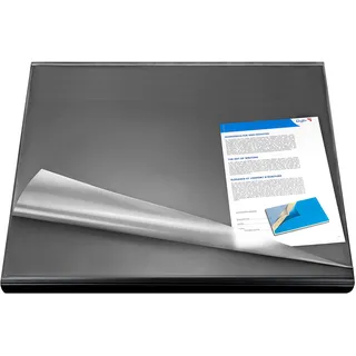 Läufer Schreibtischunterlage Durella Flexoplan 65 x 52cm Schwarz