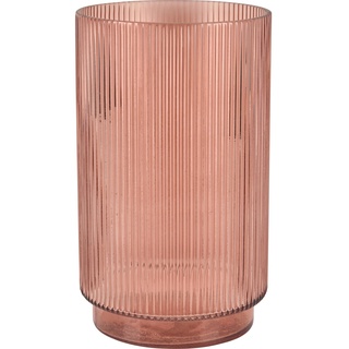 Vase Desert Flower Glas 25 cm x Ø 15 cm Braun
