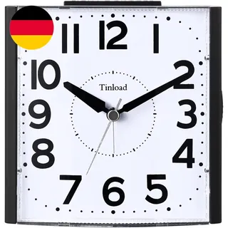 Tinload Analog Seniorenwecker Mit Nachtlicht, 4.7 Zoll Großes Zifferblatt, Tisch