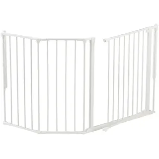Baby Dan Kaminschutzgitter Flex L 90-223 cm weiß