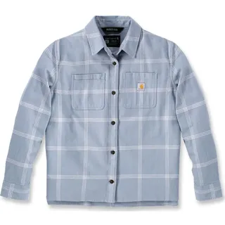CARHARTT Midweight Flannel L/S Plaid Shirt neptune - S