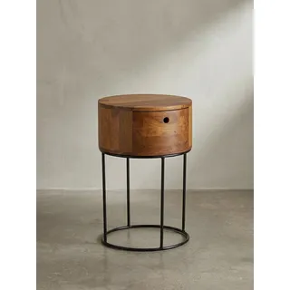 KADIMA DESIGN Nachtschrank 40 x 40 x 60 cm Braun