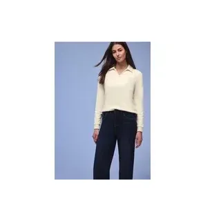 Street One Sweatshirt mit Kragen - Beige