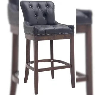 CLP Barhocker Lakewood gepolstert Antik 1,0 x 1,0 x 1,0 cm Schwarz