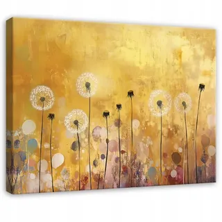WALLARENA Leinwandbild Blumen in Gelb | Gr.: 70 x 100 cm