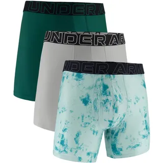 Under Armour Performance Tech Print Boxershorts grün L 3er Pack