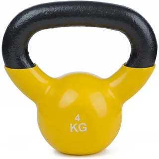 Sport-Thieme Kettlebell Vinyl 4 kg Gewichtheben Gelb