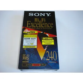 Sony E-240VHF VHS-Kassette (240 Min.)