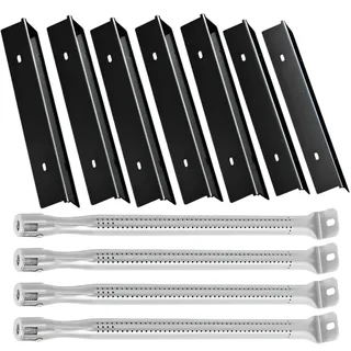 Nordic Bbq Store Grill Ersatzteile für NAPOLEON P500RSIBPSS-3 Prestige 500 4-Brenner Liquid Propan Infrarot Gasgrill, Anbratplatten und Grillbrenner Set für NAPOLEON P500RSIBPK-3 Prestige 500