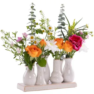 H&D Manufaktur Vasen-Set Antik-Weiß 30 cm