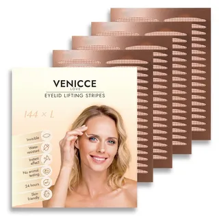 Schlupflider Stripes unsichtbar, Schlupflider Tapes, Augenlid Stripes, Augenlidklebeband, Eyelid Tape, Augen Lifting ohne OP, Augenlidstraffung, Schlupflider entfernen 144xL