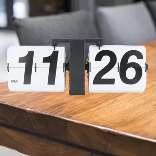 Automatischer Vintage-wecker Mit 12-stunden-anzeige, Edelstahl Und Pvc, 345 X 138 X 85 Mm, Für Büro Und Zuhause, Minimalistisches Retro-design