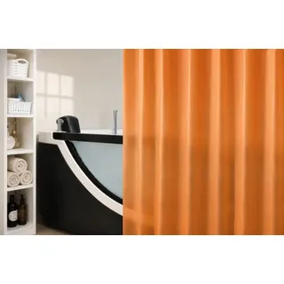 Spirella TRUE Frosty Orange Soft Touch Duschvorhang Matt 180x200 cm
