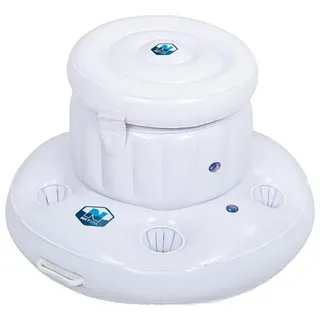 Aufblasbare schwimmende Netspa-Bar - 64 cm Durchmesser - 5 Getränkehalter
