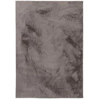 benuta basic Furry Fellteppich 80 x 150 cm Grau