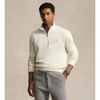 Polo Ralph Lauren für Herren. 710812963057 Ultraweicher Strickpullover in Off-White (XL), Weiß, Lässig, Baumwolle, Langarm