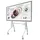 WM75B 75" inkl. Neomounts FL50-575WH1 MOVE Go XL Rollwagen