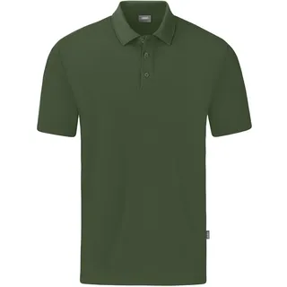 Jako Polo Organic Stretch oliv 4XL