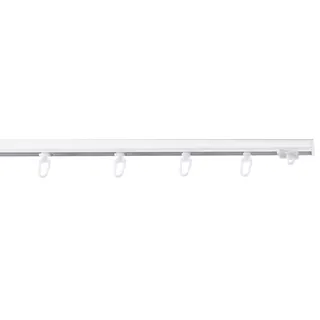 Gardinenschiene GARESA "100" Gardinenstangen Gr. L: 570 cm, 1 läufig, weiß Gardinenschienen schlichte Aluminium-Innenlaufgarnitur, verlängerbar, Deckenmontage