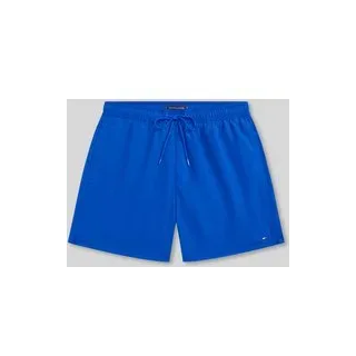 Regular Fit Badehose mit Logo Stitching, Royal, XXL