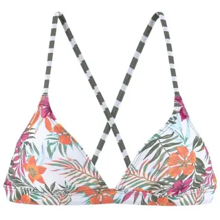 VENICE BEACH Triangel-Bikini-Top Damen Weiß 34 Cup A/B