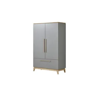 Paidi Kinderkleiderschrank Sten 123 x 200 cm Eiche grau