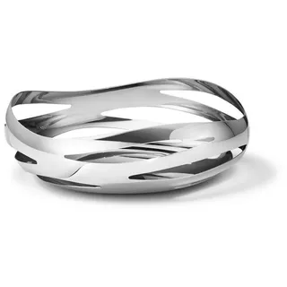 Georg Jensen Cobra Brotkorb Edelstahl Silber