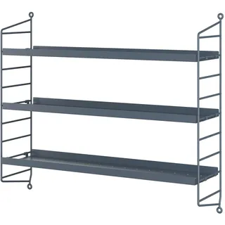 String Pocket Wandregal Metall Sergel-grau