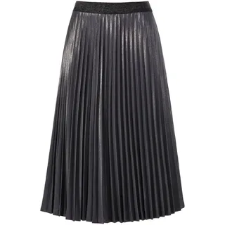 GOLDNER Plisseerock Damen Meliert/Grau 23