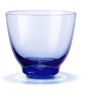 Holmegaard - Flow Wasserglas 35 cl, dunkelblau