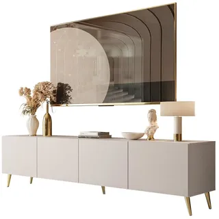 lookway COLGANTE Lowboard 200 cm Beige/Chrom