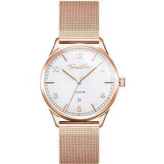 Thomas Sabo Unisex-Uhr Edelstahl CODE TS roségold WA0341-265-202-40 mm