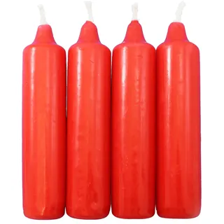 25er Pack Adventskerzen rot ca. 23 x 105 mm (25 x 4 Stück) Weihnachtskerzen