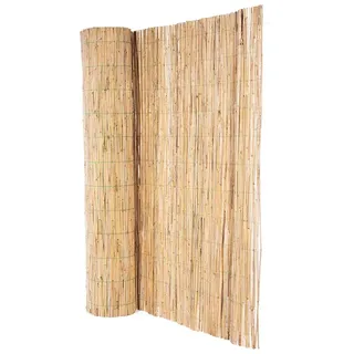 Schilfrohrmatte Bambussi 200x500cm Sichtschutzmatte für Garten & Zaun