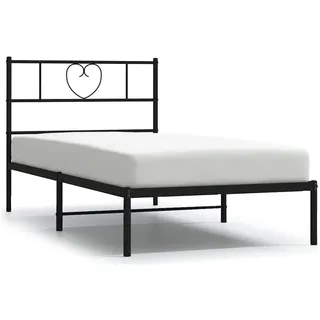vidaXL 100 x 200 cm Schwarz