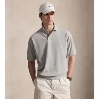 Polo Ralph Lauren für Herren. 710B18907001 Relaxed Fit Piqué-Poloshirt in Grau (M), Lässig, Baumwolle, Kurzarm