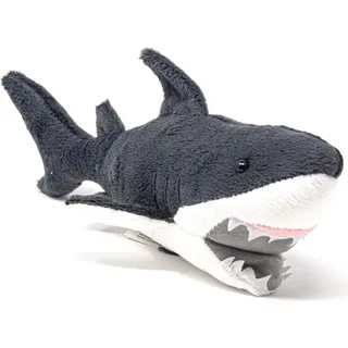 Cornelissen - Kuscheltier - Weißer Hai - schwarz - 27 cm
