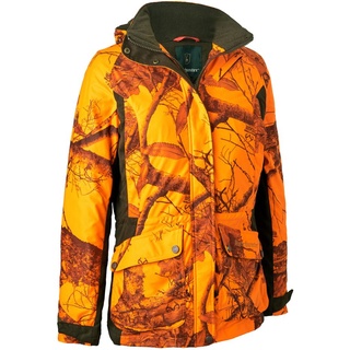 Deerhunter Lady Estelle Winterjacket, Damen Winterjacke in zwei Farben, Farbe:REALTREE EDGE® ORANGE, Größe:38
