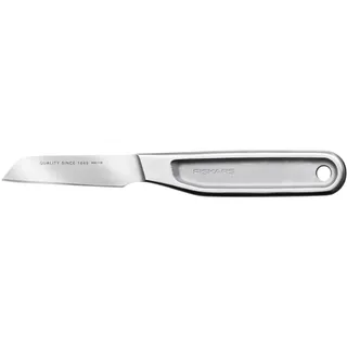 Fiskars All Steel Schälmesser 18,8 cm Silber