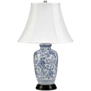 Elstead Lighting Blue Ginger Jar Blau Weiß