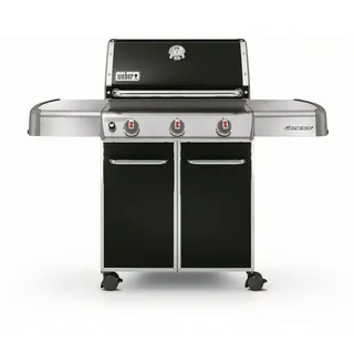 Genesis E-310, Black mit emaillierten Gussgrillrost schwarz