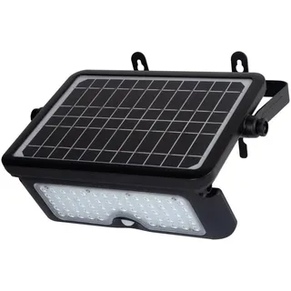 LED Solarstrahler mit Bewegungsmelder EPAD LED/10W/3000 mAh 7,4V 4000K IP65 - Schwarz