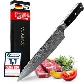 Damastmesser Profi Kochmesser 20cm-Handgeschmiedet aus 67 Lagen VG10 Stahl