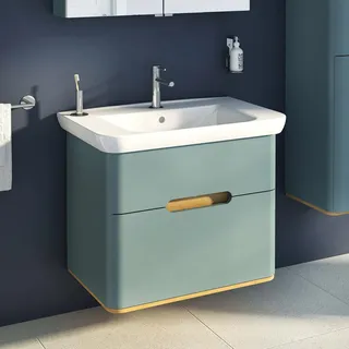 Vitra Waschtisch-Unterschrank 2 Auszüge 78 x 48,5 x 68,5 cm Fjordgrün Matt 65877