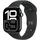 GPS 46 mm Aluminiumgehäuse diamantschwarz Sportarmband schwarz M/L