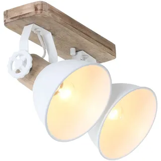 Mexlite - Spot - Gearwood - Holz - Metall Gummibaumholz -