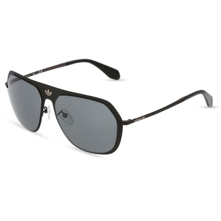 Adidas OR0037 Herren-Sonnenbrille Vollrand Eckig Metall-Gestell, schwarz